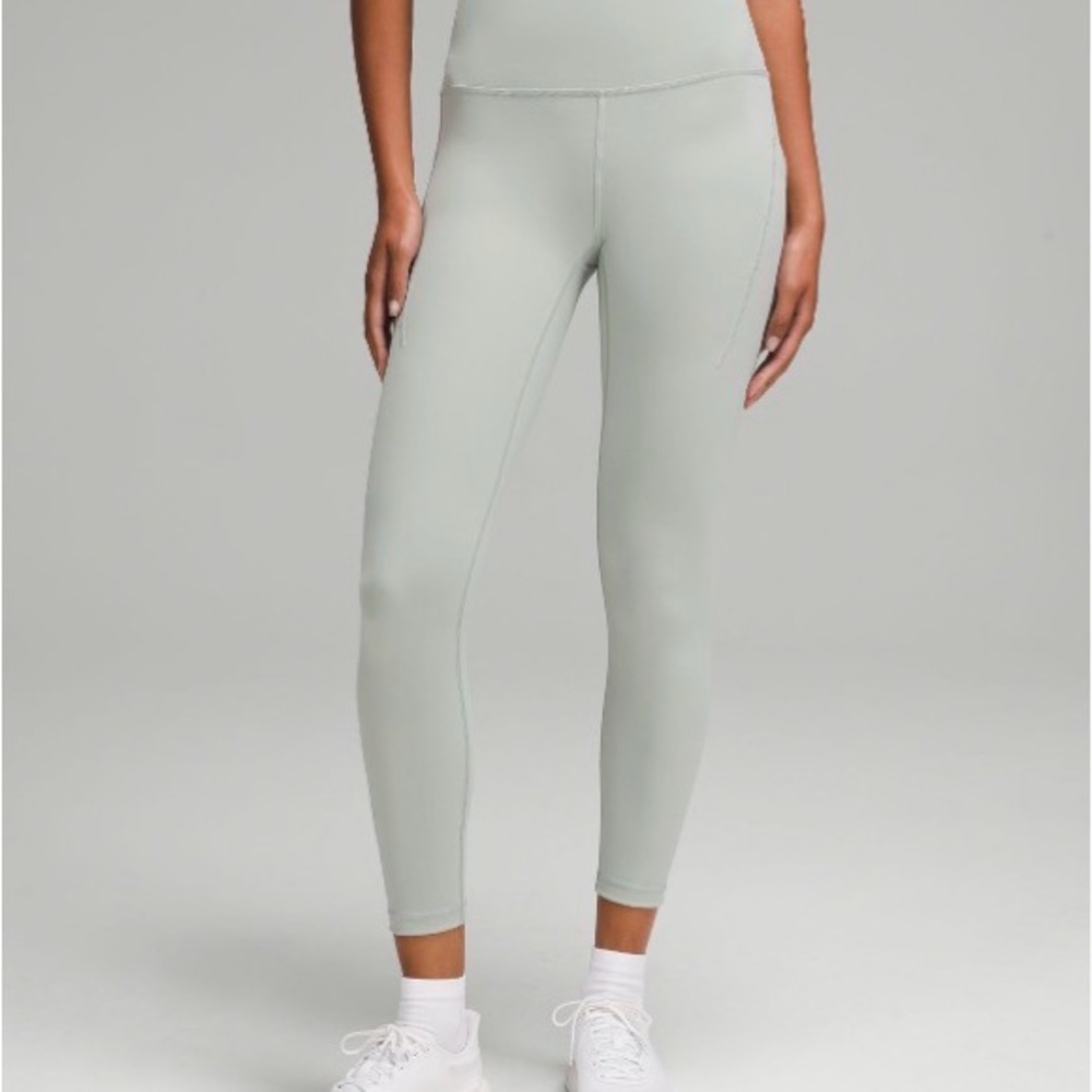 Lululemon Wunder Train High-Rise Tight w/ Pockets 25” - Jade Grey